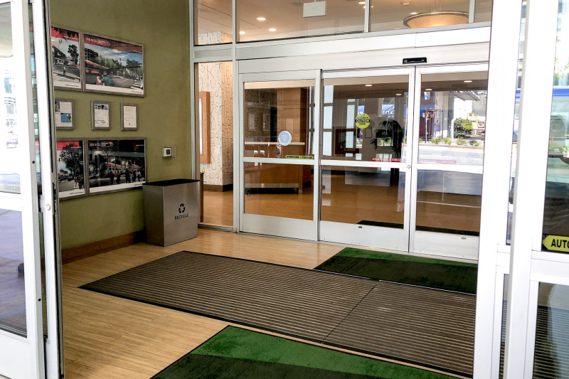 The Hotel Entrance