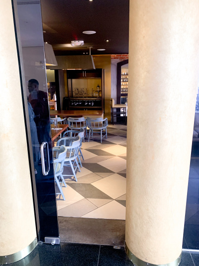 The entrance to SoBou restaurant