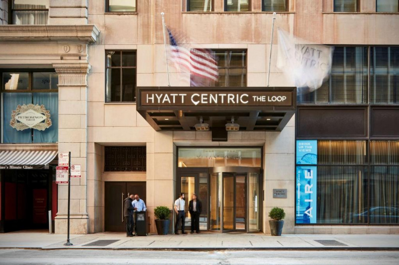 The Hotel Entrance