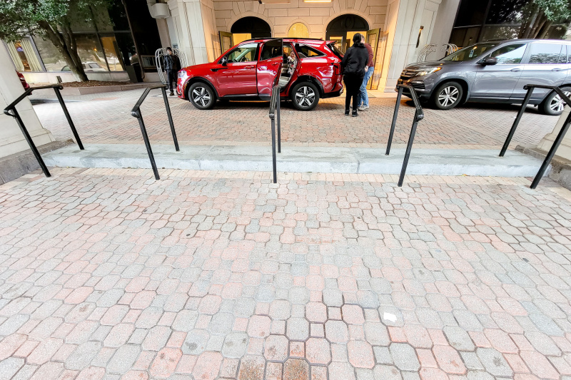 The Hotel Entrance