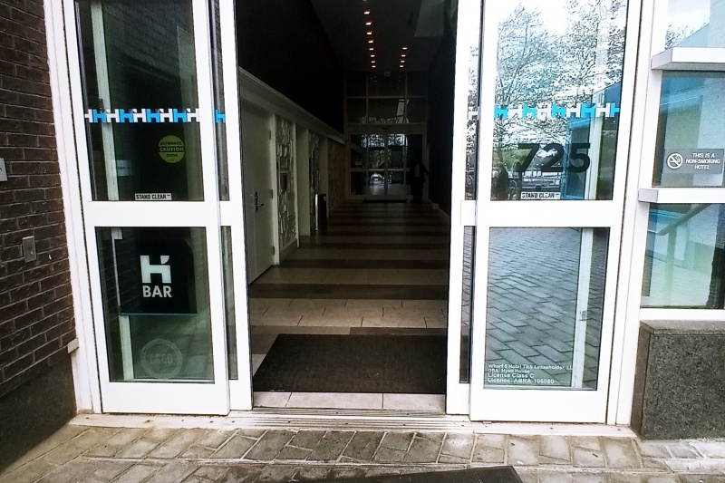 The Hotel Entrance