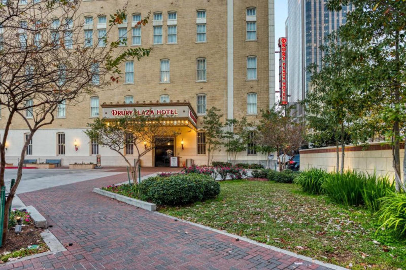 Path to the Hotel Entrance
