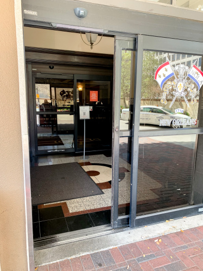 The Hotel Entrance