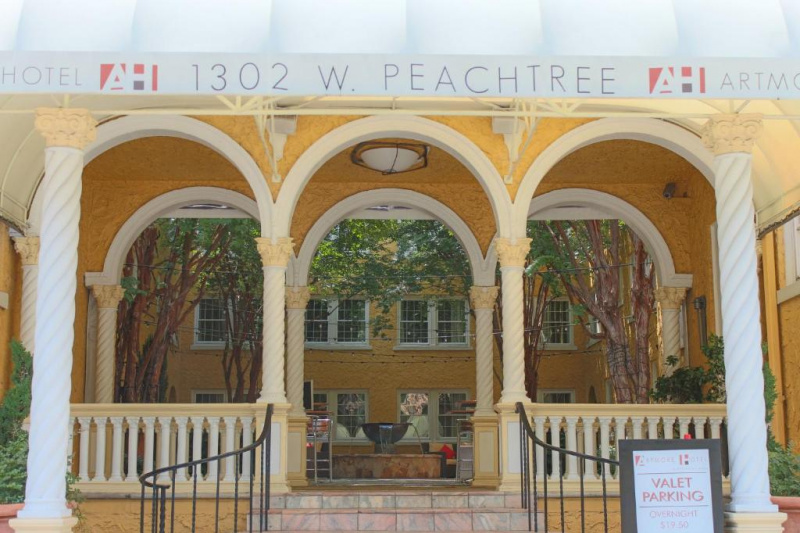 The Hotel Entrance