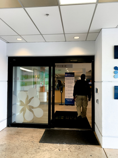 The Hotel Entrance