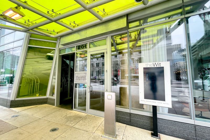 The Hotel Entrance
