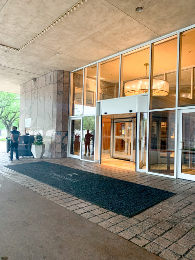 The Hotel Entrance