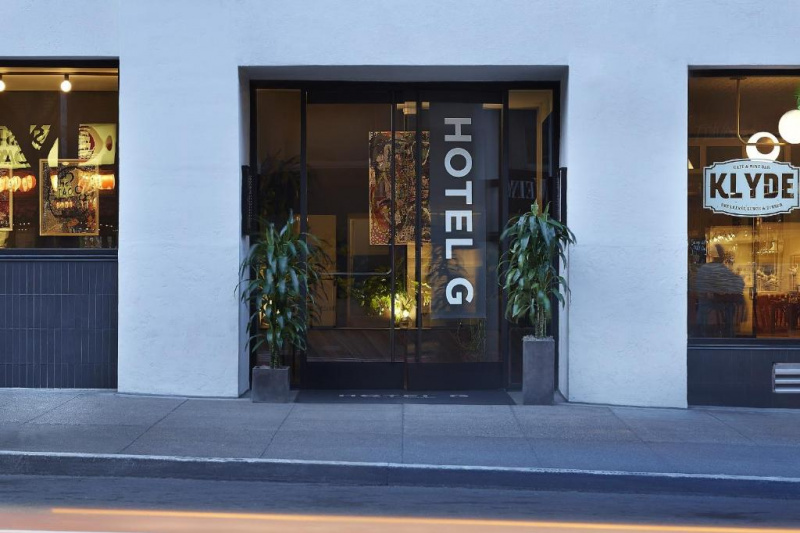 The Hotel Entrance