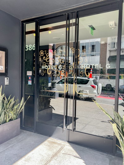 The Hotel Entrance