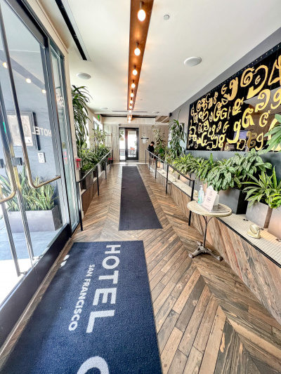 The Hotel Entrance