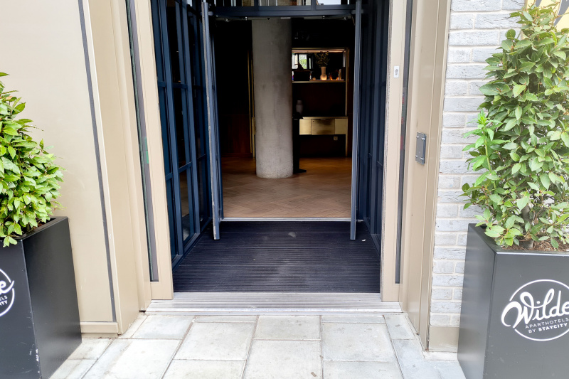 The Hotel Entrance
