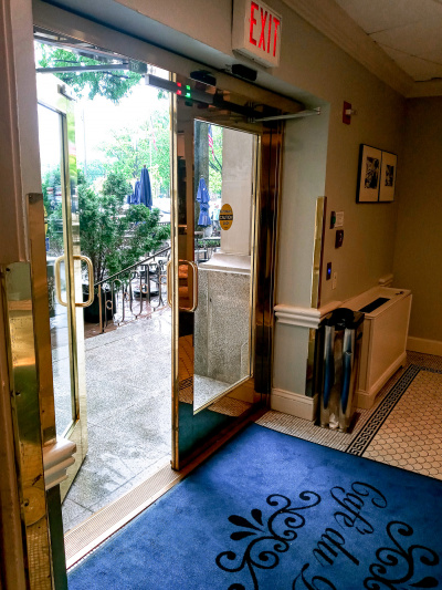 The Hotel Entrance