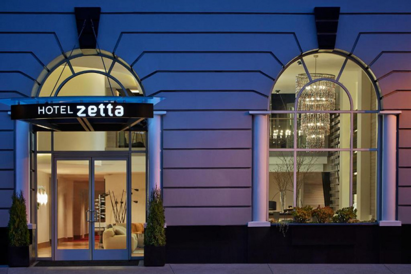 The Hotel Entrance