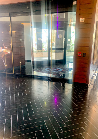 The Hotel Entrance