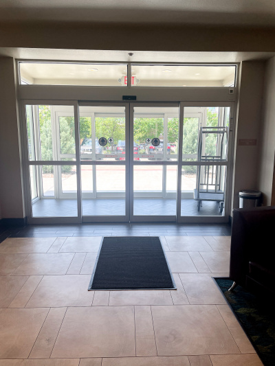 The Hotel Entrance