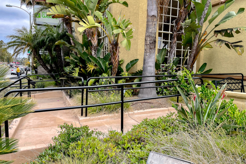 Access to the Hotel Entrance