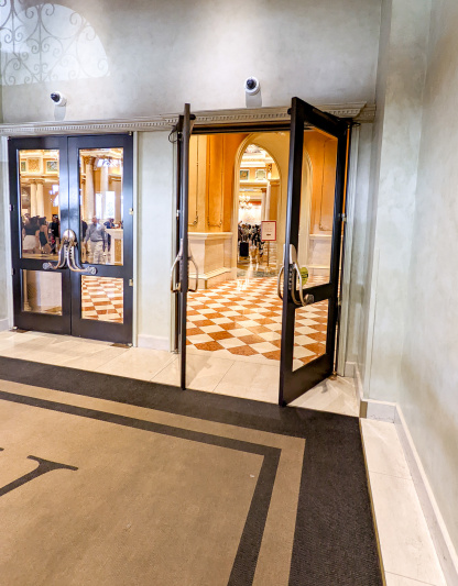 The Hotel Entrance