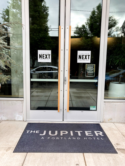 The Hotel Entrance