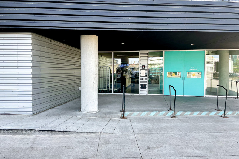 The Hotel Entrance