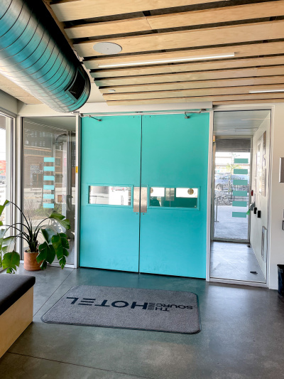 The Hotel Entrance