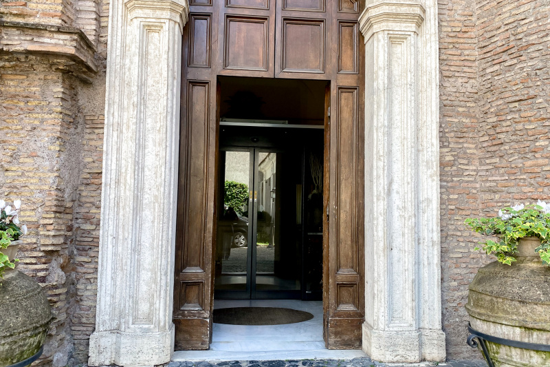 The Hotel Entrance
