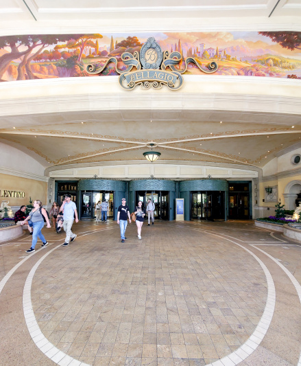 The hotel entrance