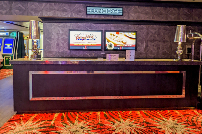 There is step-free access to the reception desk.