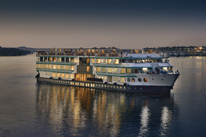 The Acamar Nile cruise boat