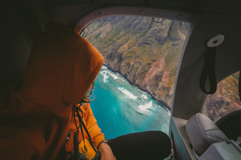 Helicopter views.