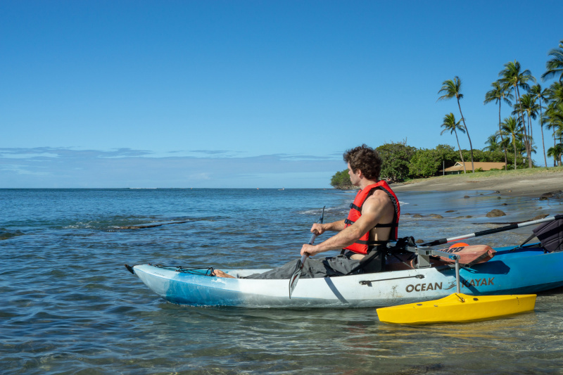 Kayak and snorkeling at Maui