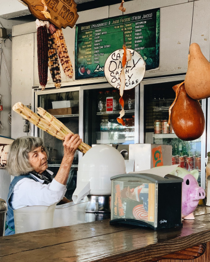 A food stand in Little Havana