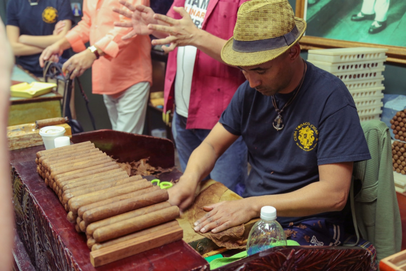 Traditional Cuban cigars
