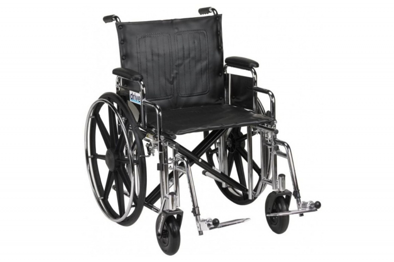 A bariatric wheelchair