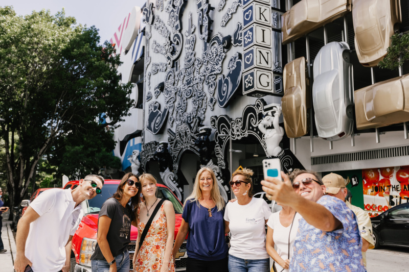 Miami Design District guided tour group