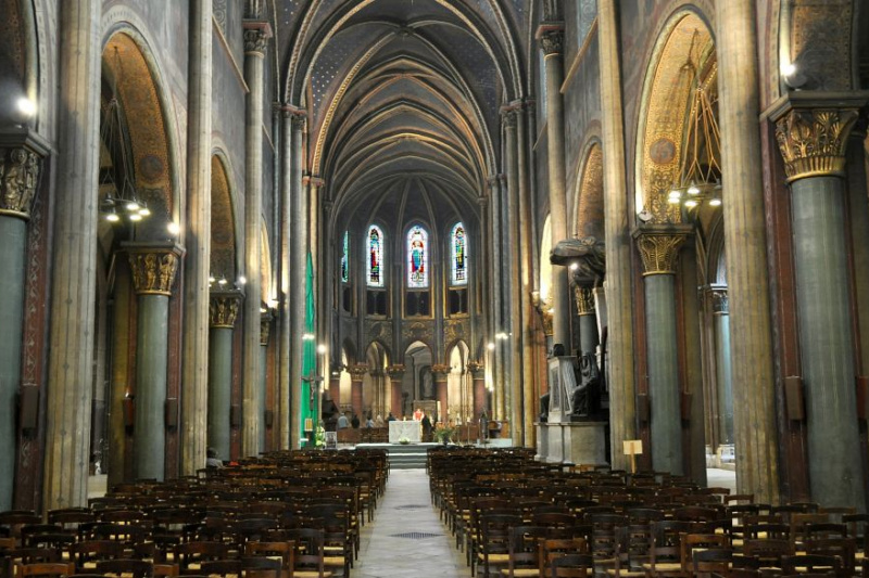 The church of Saint-Germain-des-Pres