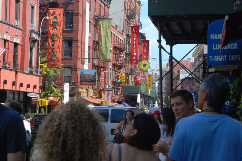 A street in the Lower East Side