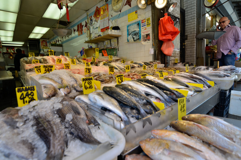 A local food market