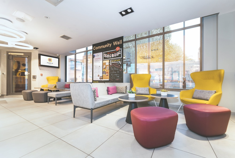 Lobby sitting area