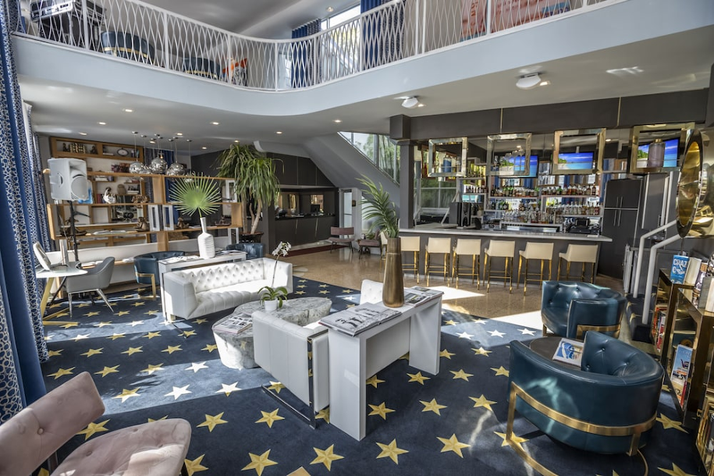 Lobby sitting area