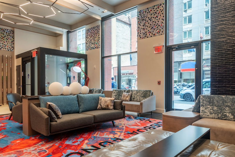 Lobby sitting area