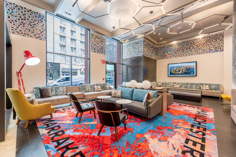 Lobby sitting area