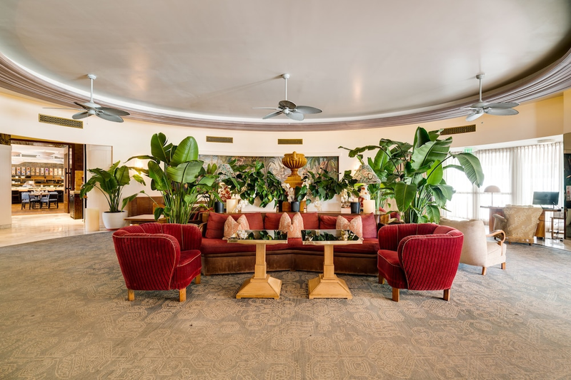 Lobby sitting area