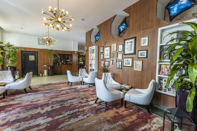 Lobby sitting area