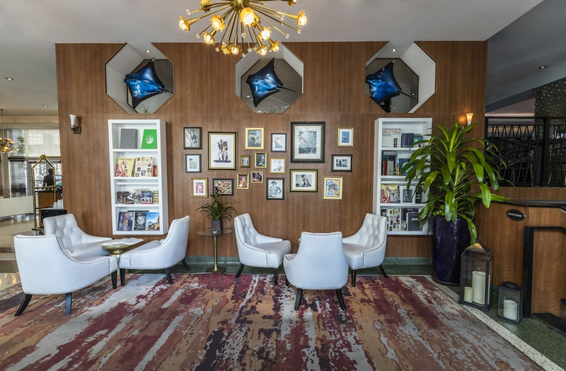 Lobby sitting area