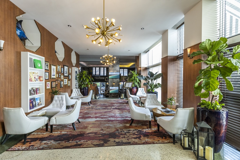Lobby sitting area