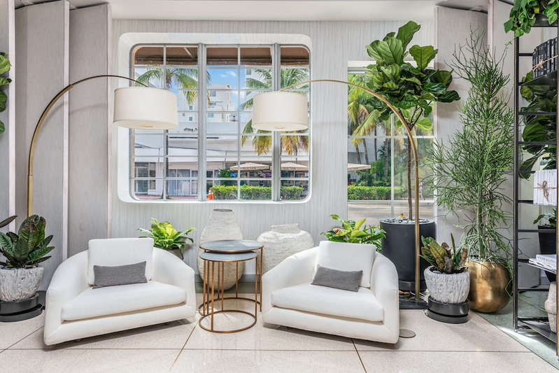 Lobby sitting area