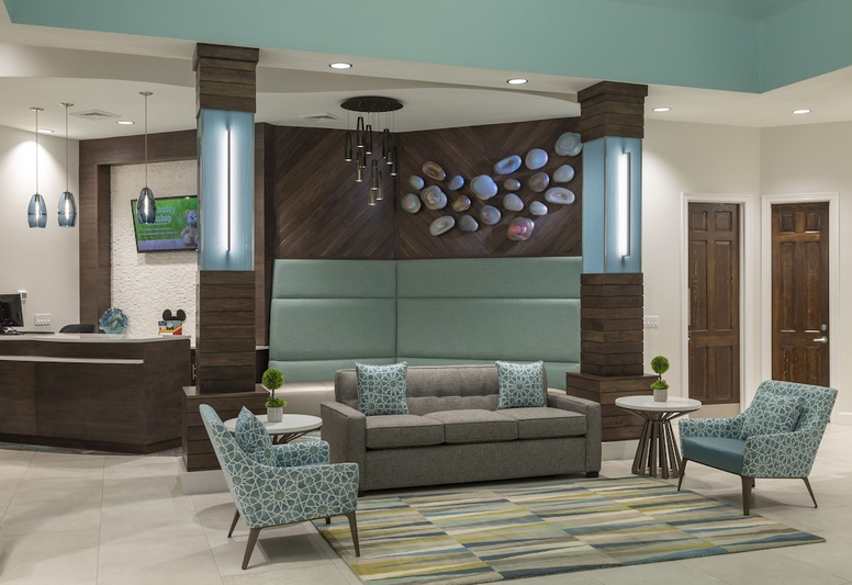 Lobby sitting area