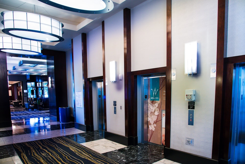 Interior entrance