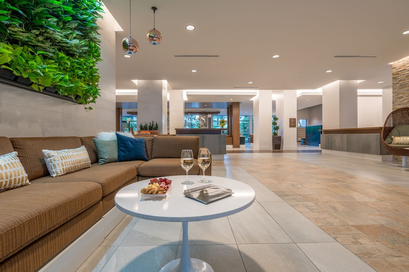 Lobby sitting area
