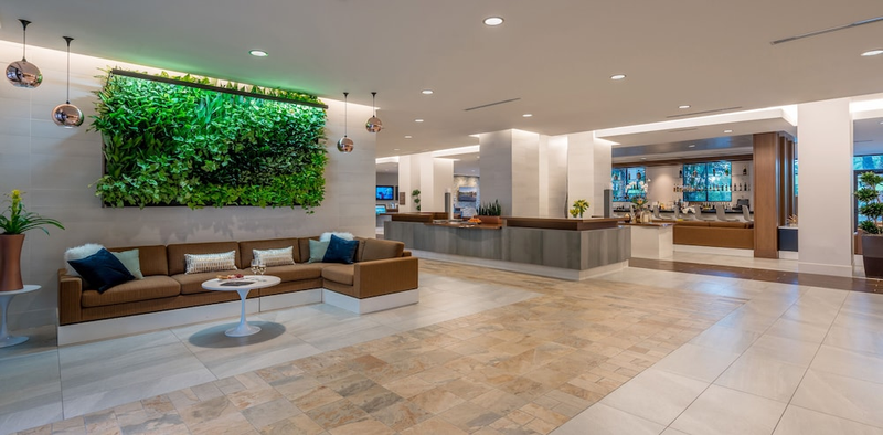 Lobby sitting area